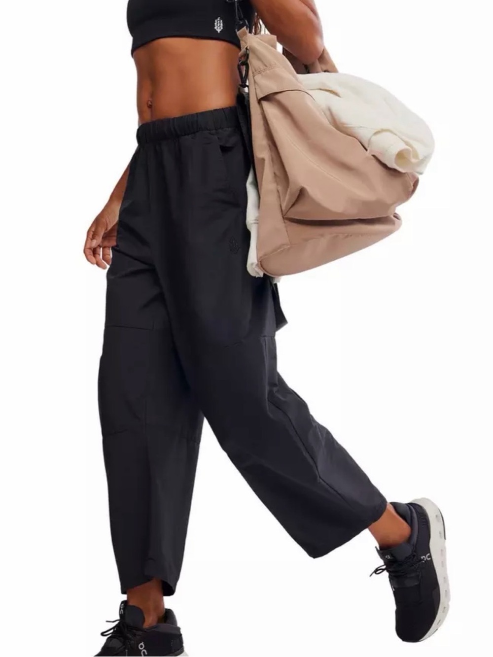 FP Movement by Free People Black Wide-Leg Active Pants